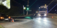 В Кирове при столкновении грузовика, легковушки и мотоцикла пострадал человек - Свойкировский.рф