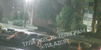 Появилось видео наезда «Газели» на стелу в Туле - ТК Первый Тульский