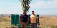 Молодому дубу у «Одинокого тополя» помогли адаптироваться к условиям калмыцкой степи - РИА Калмыкия