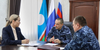 Состоялась рабочая встреча начальника УФСИН Сергея Калиновского с врио руководителя территориального управления Росимущества в Республике Саха (Якутия) Любовью Фрунзе - УФСИН России по Республике Саха (Якутия)