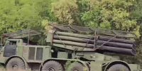 Российская РСЗО "Ураган" поразила самоходку ВСУ "Богдану" около Красного Лимана - Комсомольская Правда
