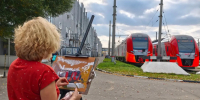 Горьковская магистраль организовала пленэр для нижегородских художников - Время Н