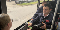 В Дзержинском провели рейд по контролю оплаты проезда в автобусах - Телеканал ЛТВ