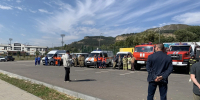 Смотр готовности сил и средств Кисловодского городского звена РСЧС и привлекаемых организаций к защите населения, объектов и социальной инфраструктуры от ландшафтных пожаров - Кисловодская газета