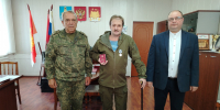 Вручение медали «За отвагу» - Город Галич