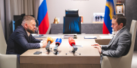«Известный на всю страну слоган «На Севере — жить!» здесь подкреплен конкретными и реальными делами»: военкор Евгений Поддубный на встрече с губернатором Андреем Чибисом - Министерство строительства