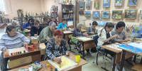 В культурно-досуговом центре прошел мастер-класс по рисованию - Комитет культуры и туризма