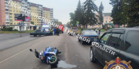 В Узловой «ВАЗ» столкнулся с мопедом, водитель пострадал - ГТРК