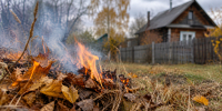 Высохшая растительность вспыхивает мгновенно - Нурлат-⁠информ
