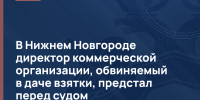 В Нижнем Новгороде директор коммерческой организации, обвиняемый в даче взятки, предстал перед судом - СУ СК РФ