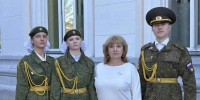 Юнармейцы школы №16 «Факел» встретились с генерал-полковником Антоном Терентьевым - Комитет образования г. Чита