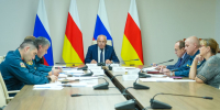Ирбек Томаев провел заседание Комиссии по предупреждению и ликвидации ЧС и обеспечению пожарной безопасности - Администрация РСО-А
