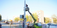 На улице Удмуртской в Ижевске - завершающий этап благоустройства - Информационно-аналитическое управление г. Ижевск
