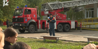 В омской школе №78 прошли пожарные учения - 12 канал