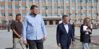 Глава округа Евгений Корж посетил строящиеся и ремонтируемые объекты города - Администрация Уссурийского городского округа