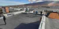Состоялась очередная комиссионная приемка работ по капитальному ремонту крыши многоквартирного дома в городе Магадане. - Kolyma.Ru