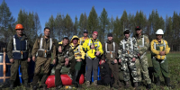 Сложный рельеф и жара не помешали огнеборцам спасти заповедный лес - ИА Хакасия