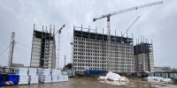 Осязание масштаба: строители новгородского кампуса вышли на уровень крыши - Газета Новгород