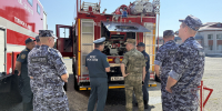 Сбор специалистов пожарной охраны Южного округа Росгвардии прошел в Калмыкии - Росгвардия