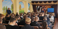 Заместитель начальника исправительной колонии № 5 г. Стародуба Павел Халепо пообщался со студентами - УФСИН