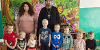 Настоятель храма села Сар-Майдан провел беседу с дошкольниками - Выксунская епархия