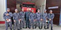 Сотрудники Росгвардии в гостях у пожарных - Министерство по делам ГО, ЧС и ликвидации последствий стихийных бедствий