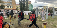 На Полугоре юные куряне учатся историческому фехтованию - Городские Известия