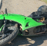 В Кирово-Чепецке мотоцикл Kawasaki сбросил своего водителя на дорогу - Prochepetsk.ru