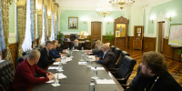 Митрополит Никита возглавил рабочее совещание по вопросам строительства нового корпуса Красноярской православной гимназии - Епархия