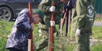 На пустыре за стадионом «Локомотив» прошла экологическая акция в рамках проекта «Зелёный уголок города» - Pro-Volhov.Ru