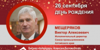 День Рождения. Мещеряков Виктор Алексеевич - Союз промышленников