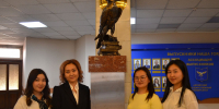 Студенты Кыргызского государственного университета им. Арабаева в рамках программы академической мобильности работали в Научной библиотеке АлтГУ - АлтГУ