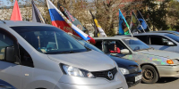 Участие приняли десятки машин: в Назарово прошел автопробег в поддержку участников СВО - ИА Запад24