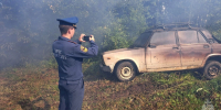 В Подосиновском районе сгорели два гаража, машина и мотоцикл - Prochepetsk.ru