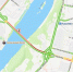 Огромная пробка образовалась на Мызинском мосту из-за ДТП - фото 1 - vGorodeN.Ru