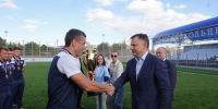 Юрий Слюсарь поздравил футбольный клуб «Волгодонск» с победой в чемпионате области - Администрация Ростовской области
