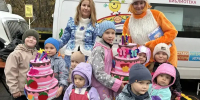Передвижная детская библиотека на Дне города в Заозерске - Детско-юношеская библиотека