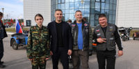 Алексей Эрк приветствовал участников мотопробега в честь воссоединения Донбасса и Новороссии с Россией - ИА Тульская пресса.Ru