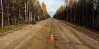 В Коми мотоциклист без прав и шлема опрокинулся на дороге - Pg11.Ru