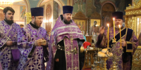 Всенощное бдение в Спасо-Преображенском соборе - Губкинская епархия