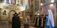 МИТРОПОЛИТ ВАДИМ СОВЕРШИЛ ВСЕНОЩНОЕ БДЕНИЕ В КАНУН ПРАЗДНИКА КРЕСТОВОЗДВИЖЕНИЯ - Ярославская епархия