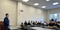 Руководитель следственного отдела по Устиновскому району г.Ижевска провел профориентационную встречу со студентами МВЕУ - Следственный комитет