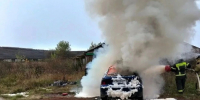 За сутки в Тульской области потушили легковой автомобиль - ТК Первый Тульский