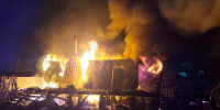 Ночной пожар в Нагаево повредил дом и баню - Сетевое издание Ufaved.Info