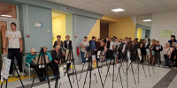В арт-холле ДШИ Земетчинского района состоялась выставка картин Елены Лентовской - Земетчинский район