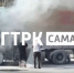 На федеральной трассе М-5 между вспыхнула фура - видео - КТВ-ЛУЧ
