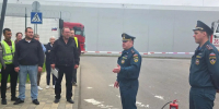 В складском комплексе «АКИ ПАРК» прошли противопожарные учения - ГУ МЧС МО