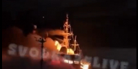 В Сети появились кадры горящего судна "Триумф" - ГТРК Владивосток