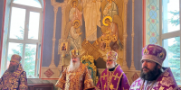 Божественная Литургия в праздник Воздвижения Креста Господня и 15-летие архиерейской хиротонии епископа Салаватского Николая - Уфимская Епархия