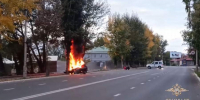 В Тыве полицейские спасли из горящего автомобиля человека, который  уснул за рулём - Газета Красноярский рабочий